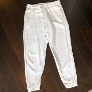 White Tna sweatpants (size small)